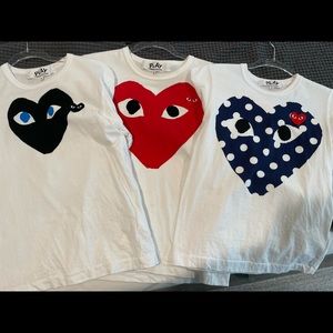 3 Commes Des Garçon tshirts
